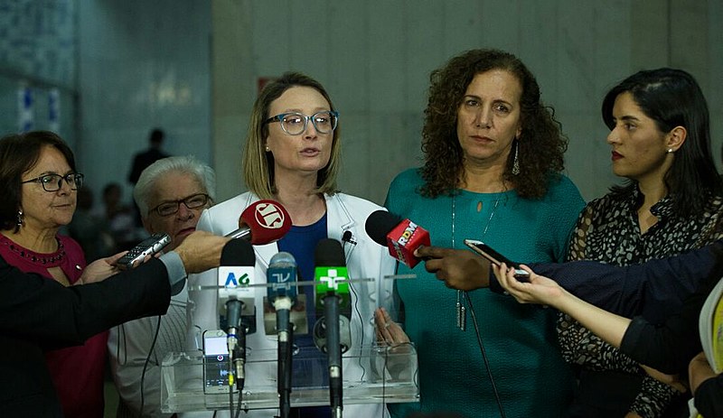 Maria do Rosário esteve acompanhada de outras deputadas que a apoiaram no processo