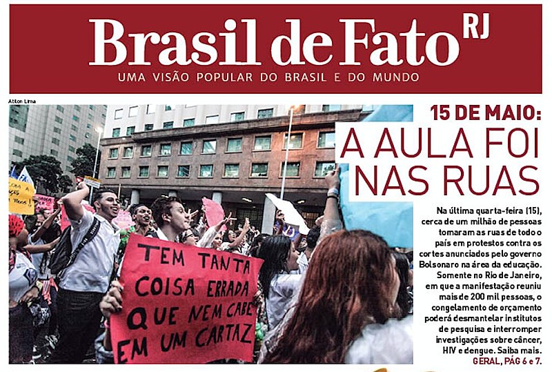 O tabloide é distribuído nas estações de trens e metrô na Central do Brasil, Pavuna, Coelho Neto e nas barcas em Niterói