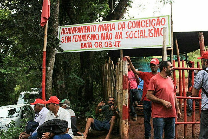 Acampamento Maria da Conceição foi ocupado pelas mulheres na jornada de lutas do 8 de março no ano passado