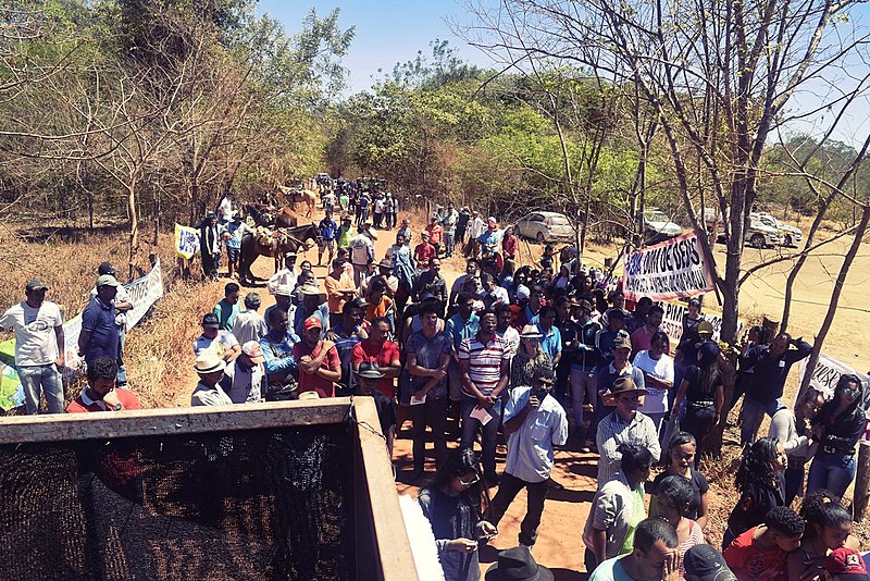 Manifestação aconteceu nesta segunda (11), Dia do Cerrado