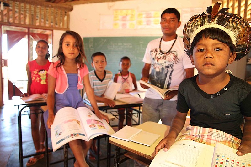 Educação Escolar Indígena permite que as aulas sejam ministradas de maneira diferenciada, bilíngue/multilíngue e comunitária.