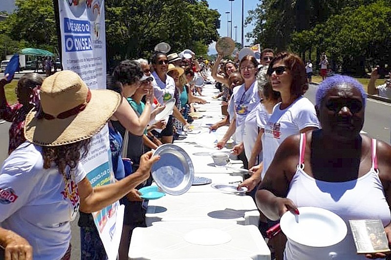 Banquetaço é o nome das atividades públicas em apoio ao CONSEA que serão realizadas em 27 de fevereiro