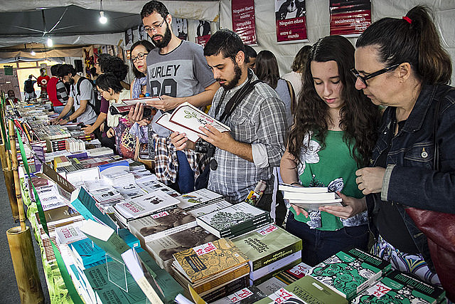 A editora esteve presente na 2° Feira Nacional da Reforma Agrária, realizada em São Paulo, em maio