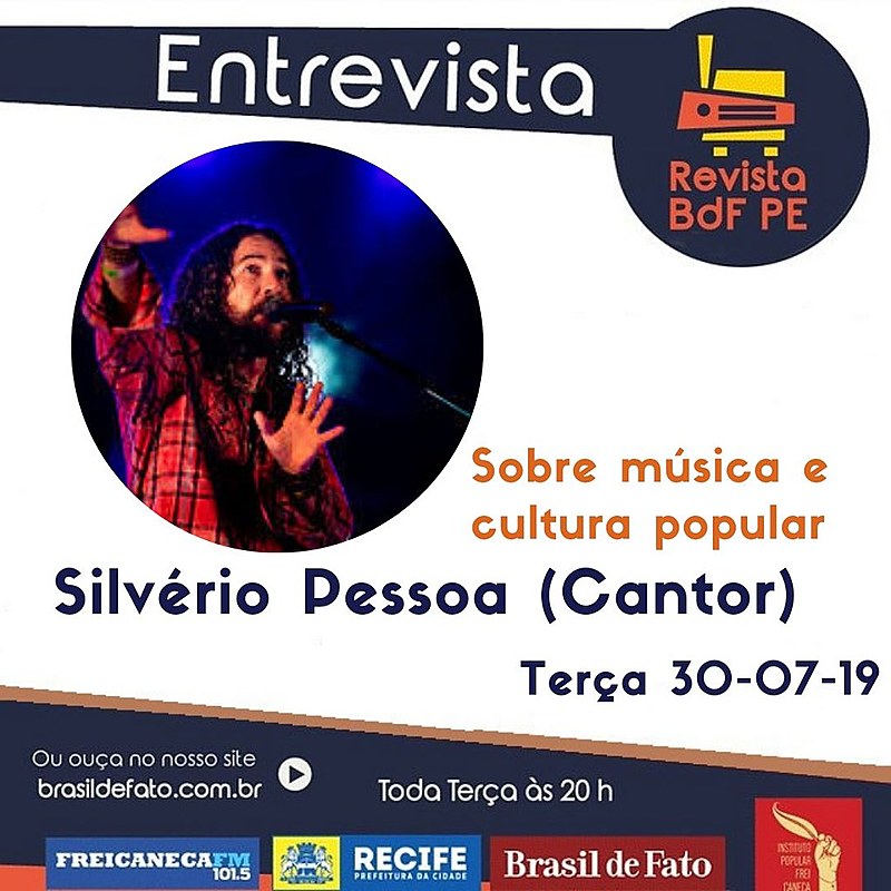 Silvério Pessoa nasceu em Carpina, em Pernambuco