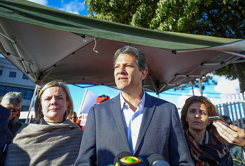 Fernando Haddad, candidato a vice de Lula e nome do PT para substituir ex-presidente na disputa caso sua candidatura não seja autorizada