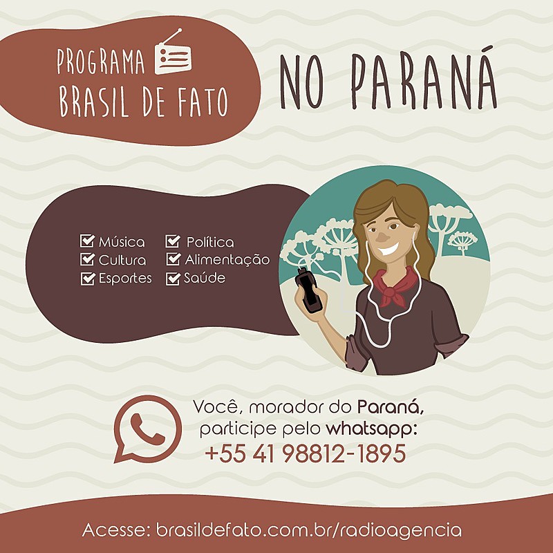 O programa Brasil de Fato também é transmitido por rádios nos estados de SP, PE, MG e RJ