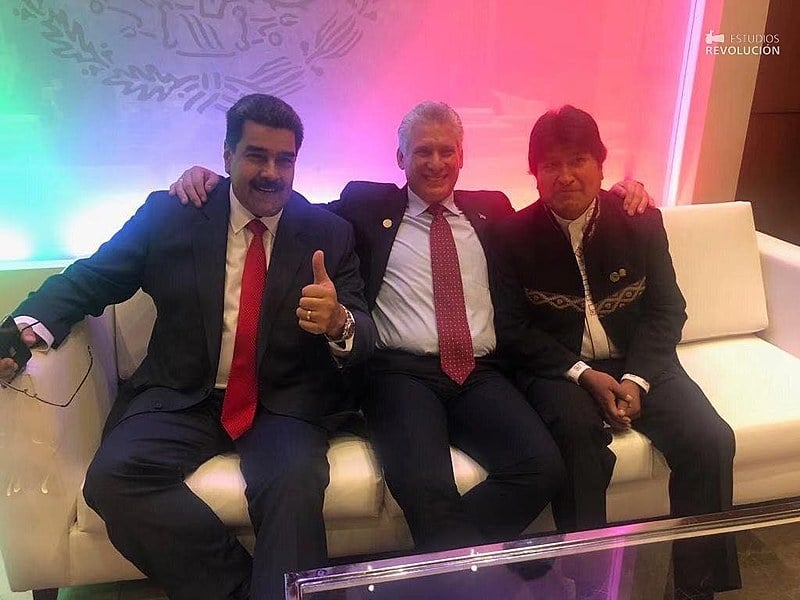 Nicolás Maduro, Díaz-Canel e Evo Morales assistem à posse de AMLO e falam em retomada de integração