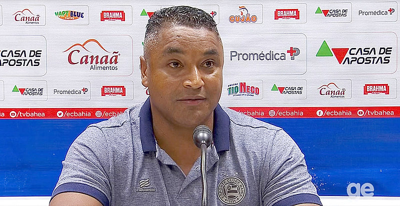 Roger Machado, treinador do Bahia, criticou mito da democracia racial em sua entrevista