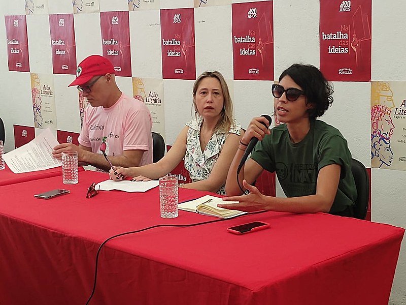 Bela Gil, Larissa Bombardi e José Maria Tardin participam de debate da Expressão Popular