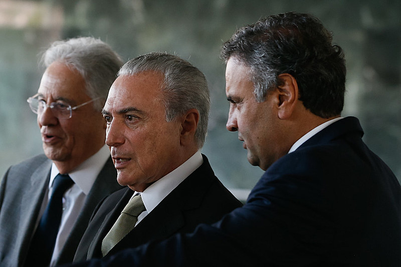 Presidente Michel Temer recebe lideranças do PSDB para almoço no Palácio da Alvorada