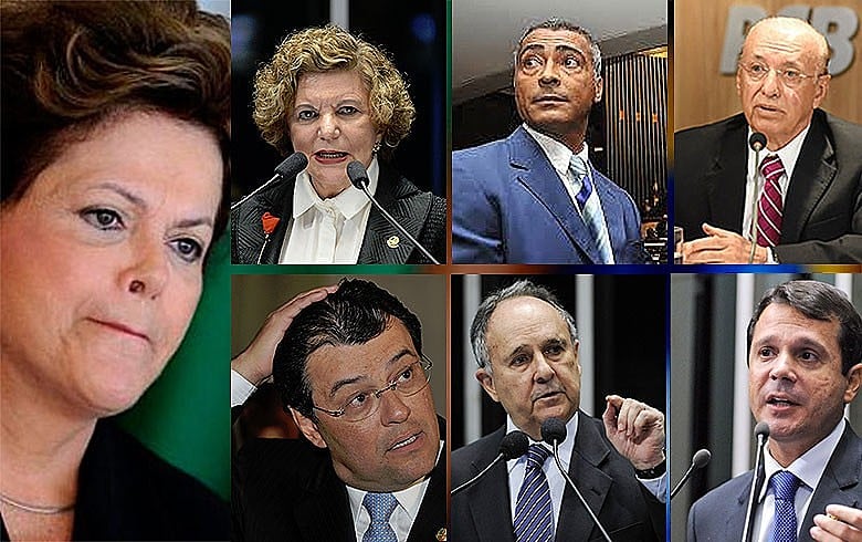Lúcia (GO), Romário (RJ) e Valadares (AP), Braga, Cristovam e Reguffe (DF): discursos dúbios e imprevisibilidade