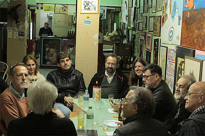 Bate papo com os artistas foi promovido pelo Brasil de Fato RS e pela Rede Soberania