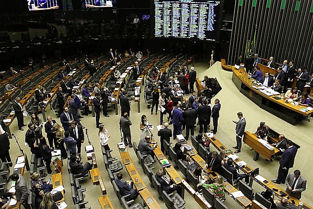 Pleno de la Cámara durante la votación final de la reforma de las Pensiones