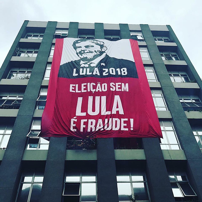 Sede do Diretório Nacional do PT em São Paulo preparada especialmente para o Comitê popular em defesa da candidatura de Lula