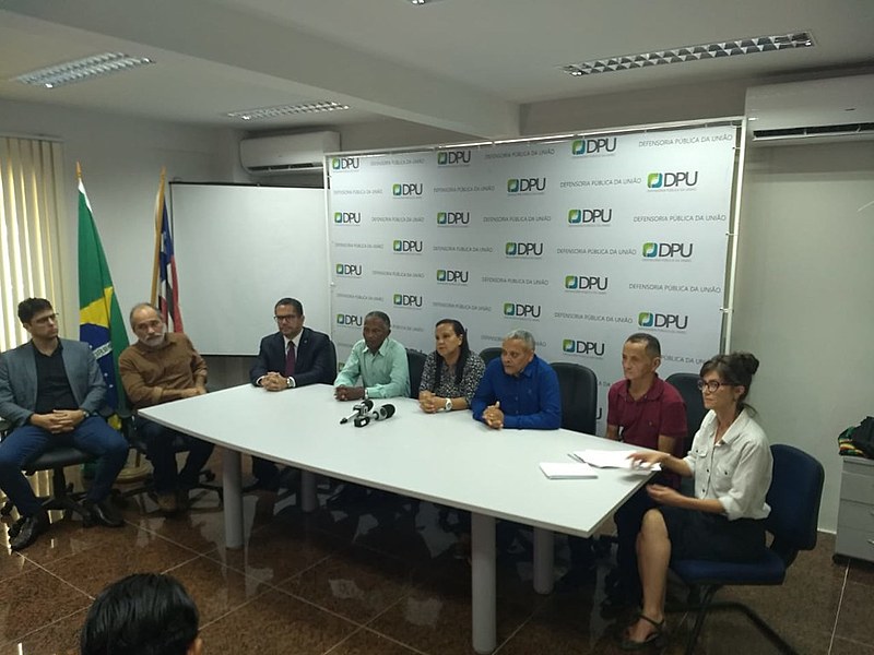 Coletiva de imprensa ocorreu nesta quinta-feira (04) na sede da Defensoria Pública da União em São Luís (MA)