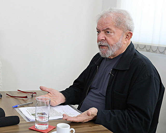Former Brazilian President Luiz Inacio Lula da Silva