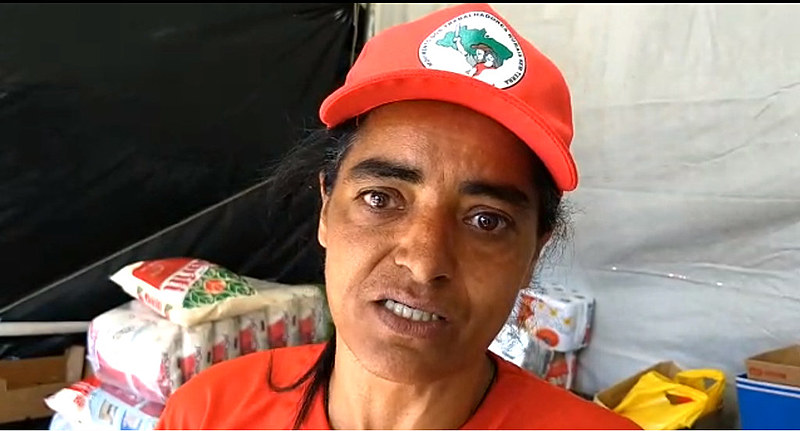 Zenilda Lisboa é militante do Movimento dos Trabalhadores Rurais Sem Terra no norte do Paraná