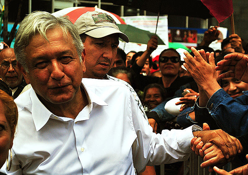 López Obrador está atualmente com cerca de 50% das intenções de voto.
