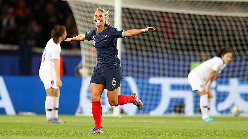 A França venceu a Coreia do Sul por 4 a 0 na partida de abertura da Copa do Mundo Feminina