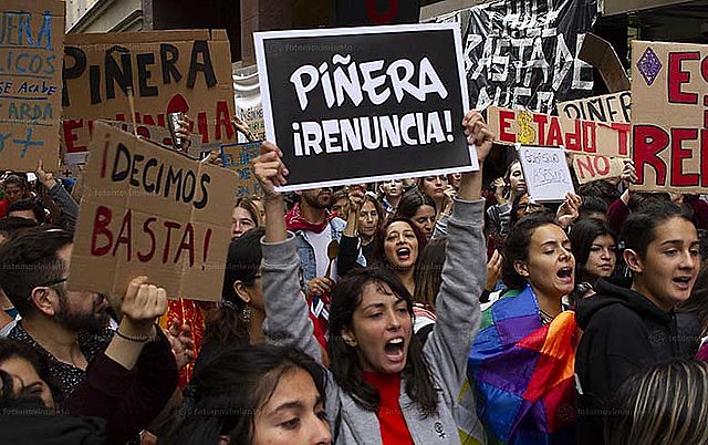 Protestos tomam as ruas do Chile desde outubro
