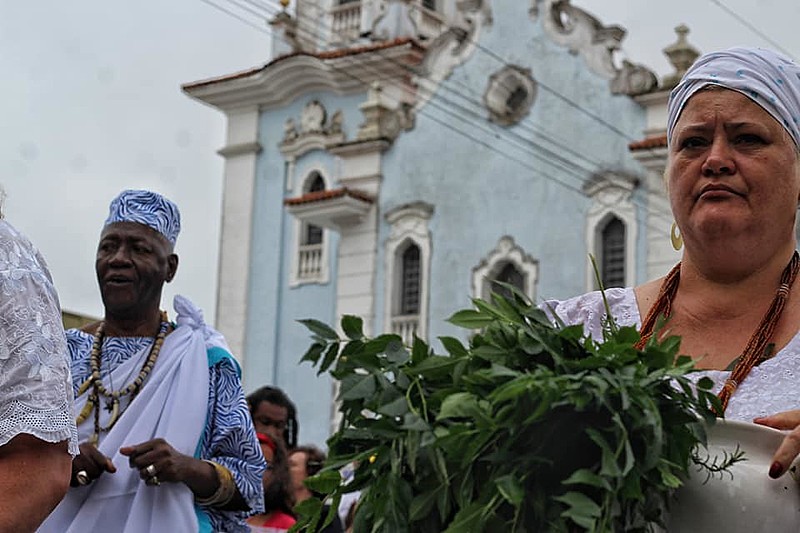 Homenagem também foi à Nossa Senhora do Rosário, no sincretismo, Oxum, dona da fertilidade e da riqueza.