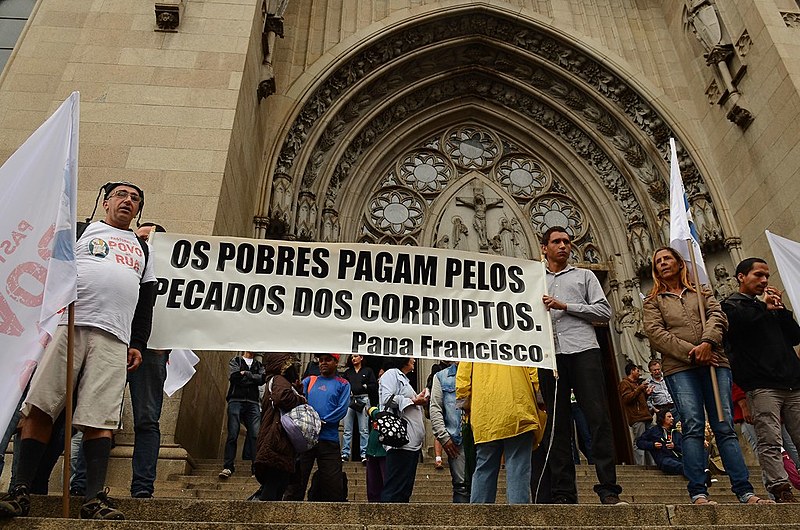 Registro de mobilização do ano passado, na Praça da Sé, em São Paulo