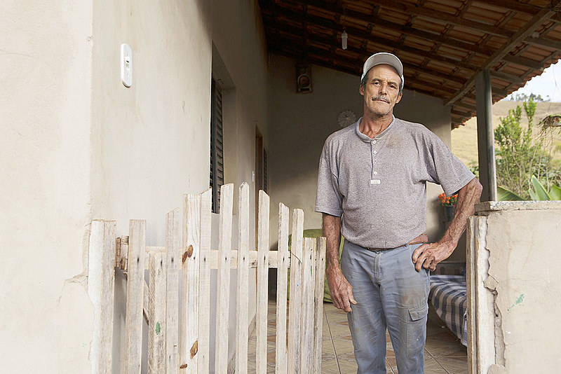João Banana mora em Paracatu de Baixo e é um dos milhares de atingidos pela lama da Samarco