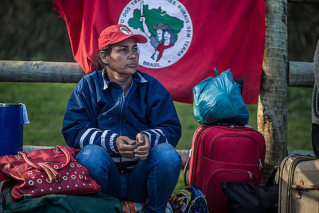 Militante del Movimiento de Trabajadores Sin Tierra (MST)