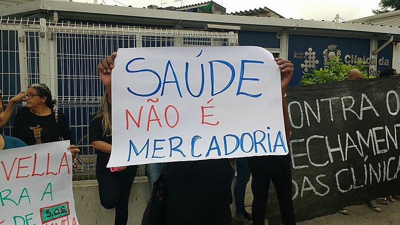 Profissionais da saúde carioca lutam por melhores condições de trabalho