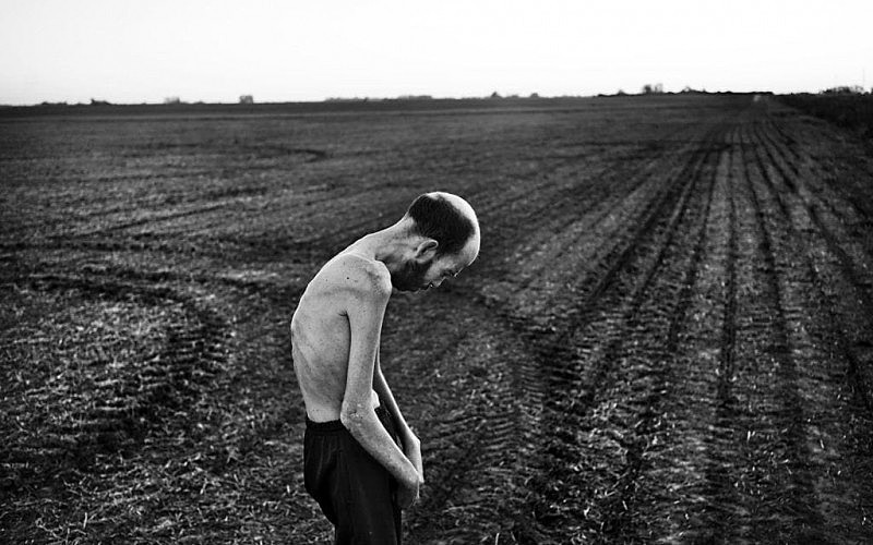 Fabián Tomasi foi fotografado por Pablo Piovano para a série fotográfica "O custo humano dos agrotóxicos"