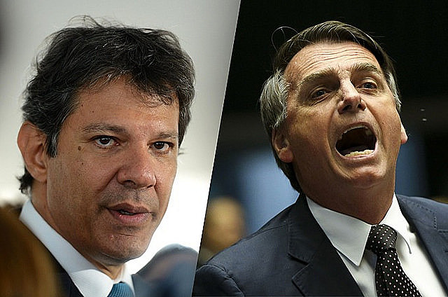Haddad and Bolsonaro will battle in runoff election on Oct. 28