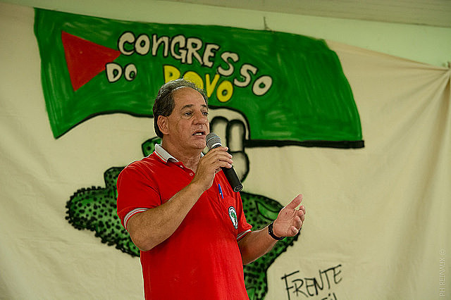Jaime Amorim é um dos militantes que participa de greve de fome. Processo chega ao 18º dia