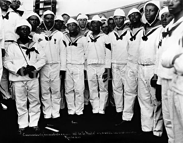 Pesquisadores afirmam que a maior parte da Marinha brasileira era composta de homens negros