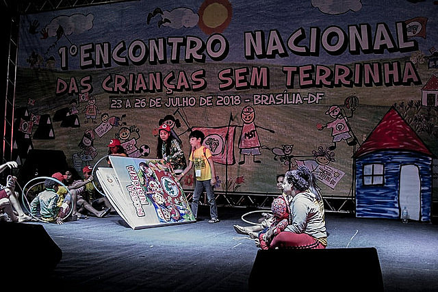 National Landless Kids Meeting is organized by children who live in MST camps and settlements