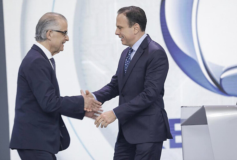 Debate entre candidatos a governador de São Paulo na Record TV