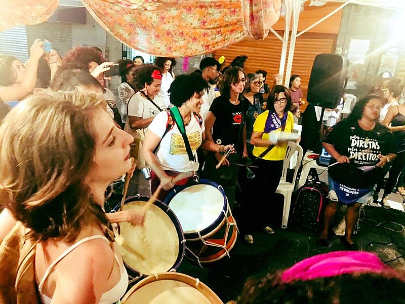 Em agosto, houve uma edição do Festival pela Vida das Mulheres que também discutiu a importância da garantia do direito às mulheres