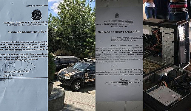 Law enforcement agents raided universities across Brazil; at least 17 universities were reportedly targeted