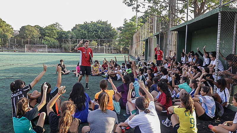 Mais de 100 meninas participaram da última peneira do ano, no Centro Olímpico de São Paulo