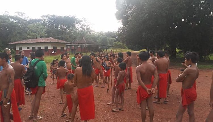 Indígenas da aldeia Marirí fugiram para aldeia Aramirã.
