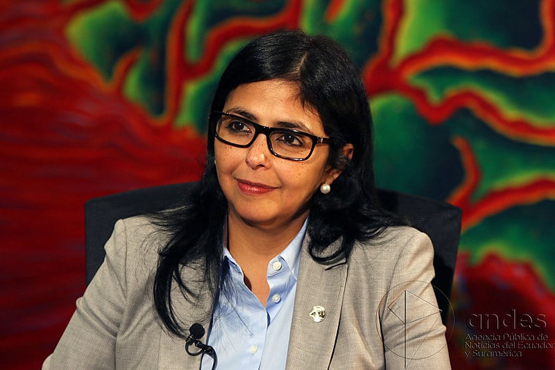 Chanceler venezuelana, Delcy Rodríguez, diz que governos de Argentina, Paraguai e Brasil violam legalidade da organização