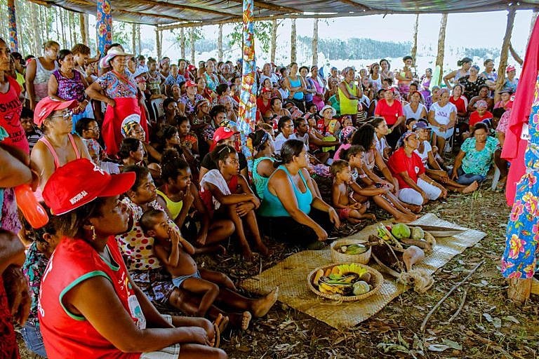 Mulheres se organizam no campo durante Jornada Nacional de Luta das Mulheres Sem Terra
