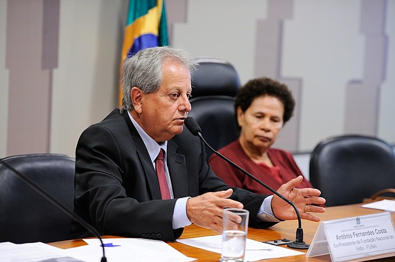 Antonio Costa, durante depoimento à Comissão de Direitos Humanos do Senado