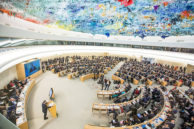 Sala da ONU onde acontecem as reuniões do Conselho