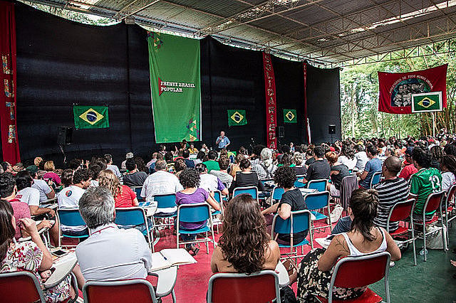 2ª Conferencia Nacional del Frente Brasil Popular en la Escuela Nacional Florestan Fernandes (ENFF), en el municipio de Guararema, São Paulo