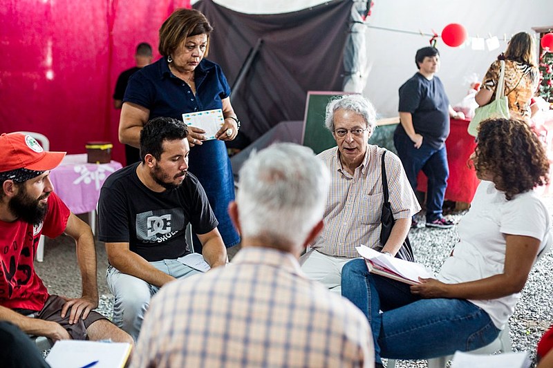 Nesta segunda-feira (17) Lula recebeu a visita de Frei Beto