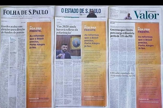 Juristas pela Democracia pedem ao MP afastamento de Marchezan por ‘propaganda ilegal’