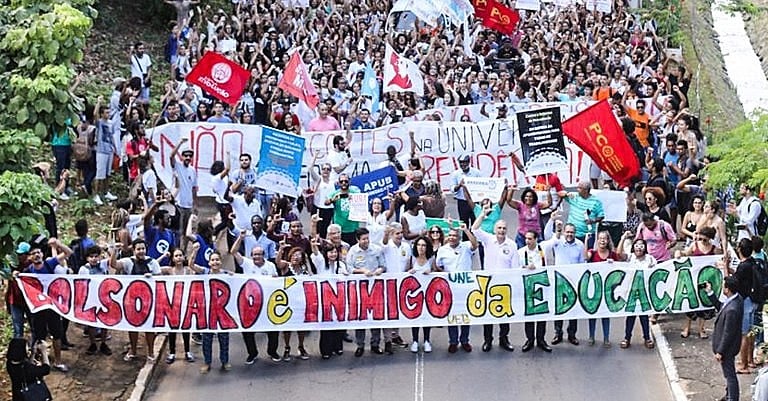 Atos pela Educação aconteceram em várias partes do Brasil ao longo de 2019.
