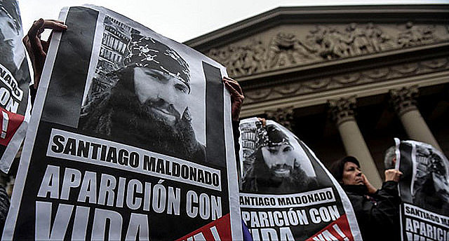 Santiago Maldonado é o primeiro desaparecido desde a abertura política no país