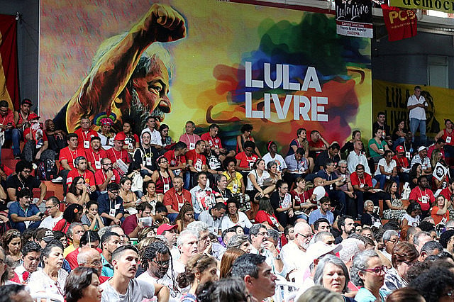 Asistentes al Encuentro Nacional Lula Libre