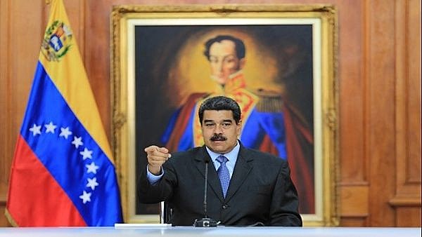 O presidente da Venezuela, Nicolás Maduro, tem sido alvo de ataques nacionais articulados com apoio internacional